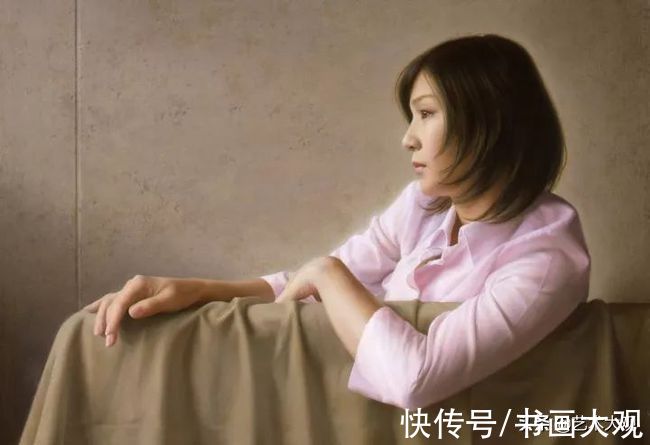 李贵君#日本现代女性肖像绘画——新生代具象画家塩谷亮人物油画作品欣赏