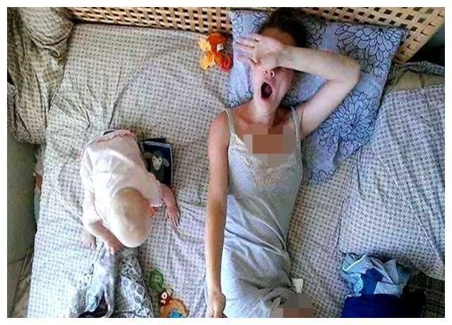 孩子|带孩子多累?全职妈妈带娃一整天,九张图片让很多人流下泪水