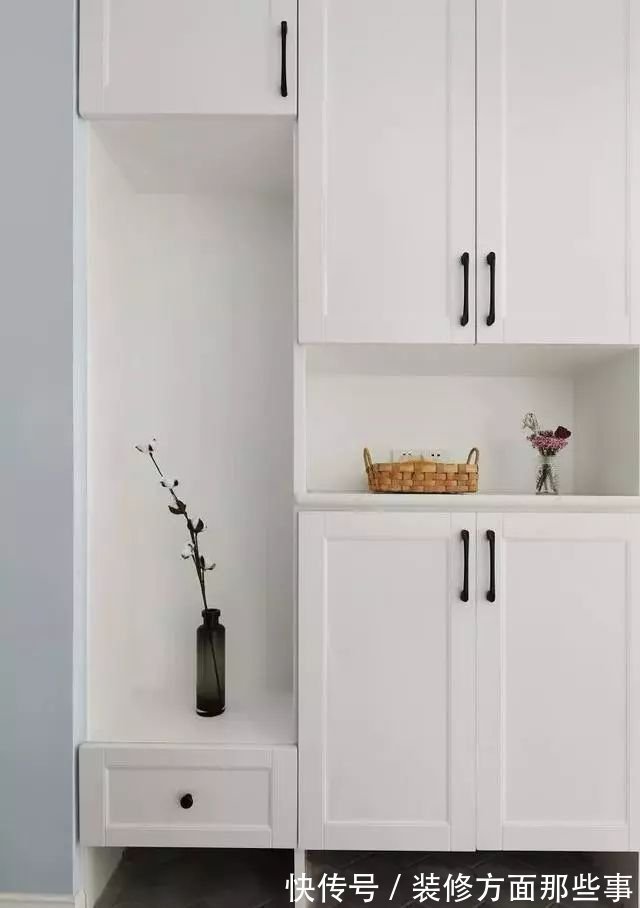 文艺范|北欧风三居室的装修,白色文化石与灰蓝色的组合真好看!