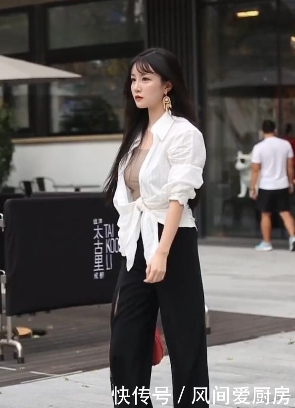阔腿裤|侧面看是一条阔腿裤，正看却是一条“蜘蛛网裤”，走路风情万种！