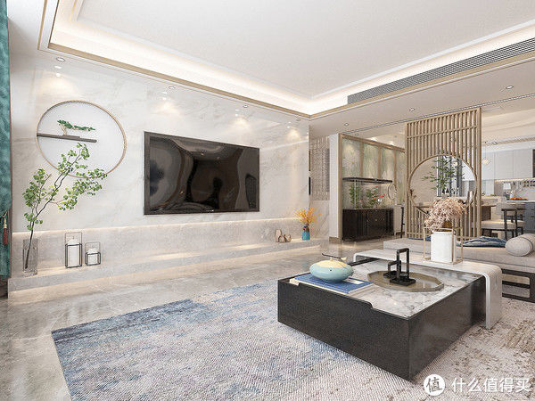 茶室|退休夫妻晒出自己的新房装修，新中式风格，简约有禅意，品味十足