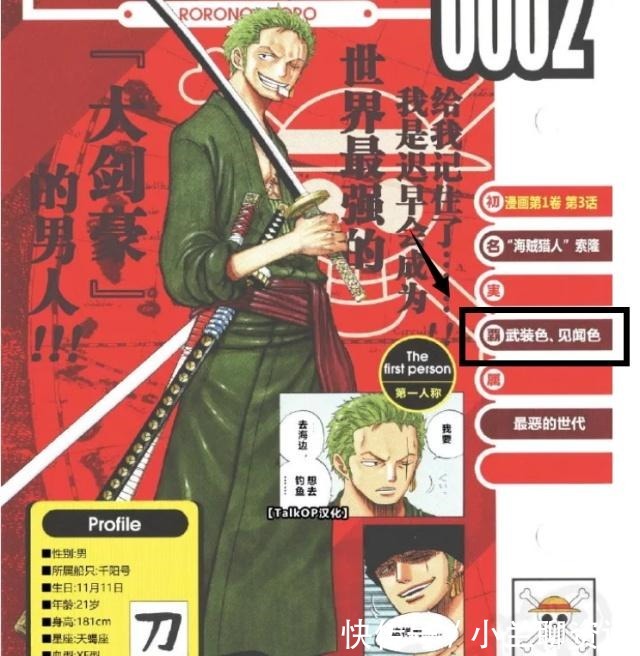 不愧|没有霸气又如何索隆得到了更加宝贵的东西,不愧是尾田亲儿子