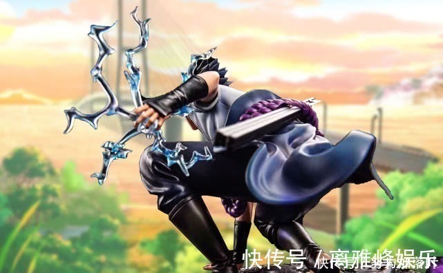 灯光|佐助召唤须佐与青蛇的手办,还原对战十尾场景,灯光效果过于舒适