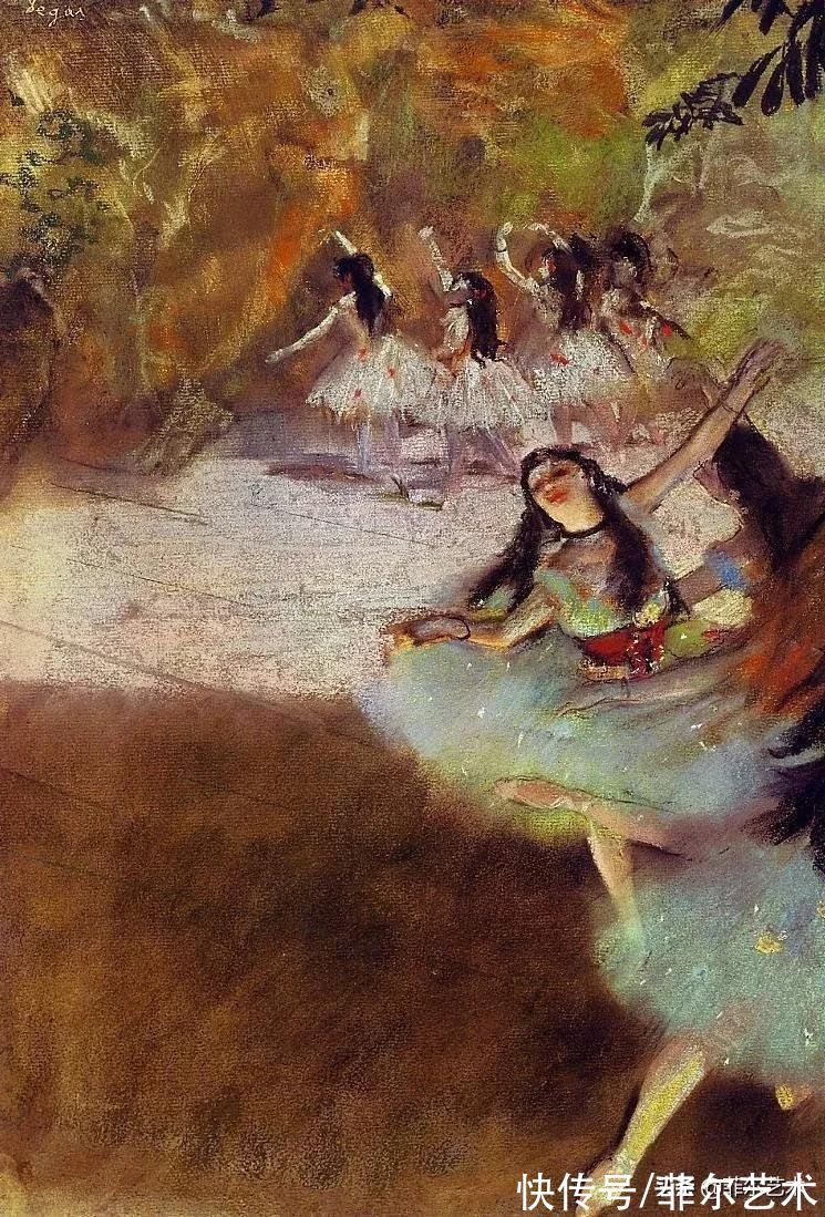 安格尔$法国艺术大师埃德加·德加舞女125幅油画作品,美翻了