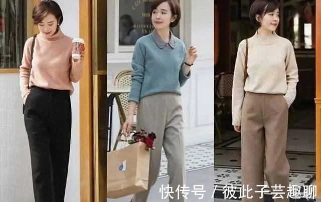 针织衫|立秋后早晚凉,40+女人这样穿针织衫,保暖修身显气质