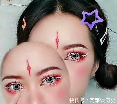 大佬自创“假面妆”，本以为是特效，看到最后：对不起，打扰了！