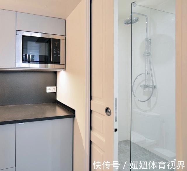 厨卫|男孩的25㎡小公寓,卧室搭建在厨卫上,空间宽敞功能齐全,优秀!