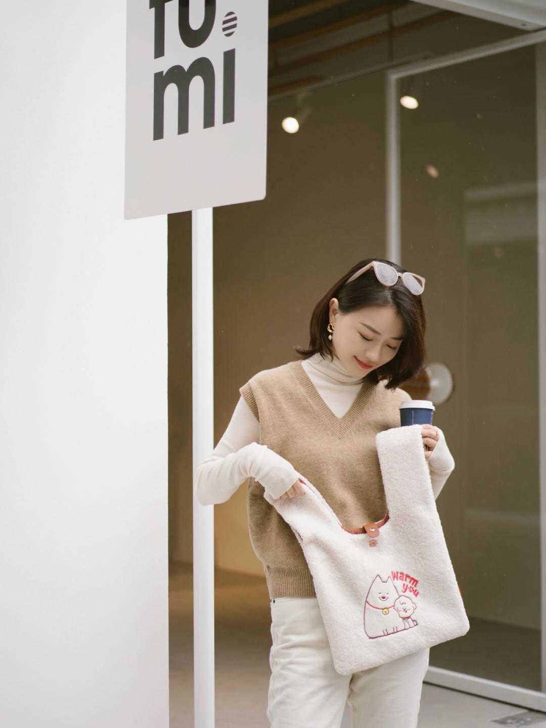 裤子|真正优雅的女生,秋天这样穿搭,针织衫原来还能这样搭配,很高级