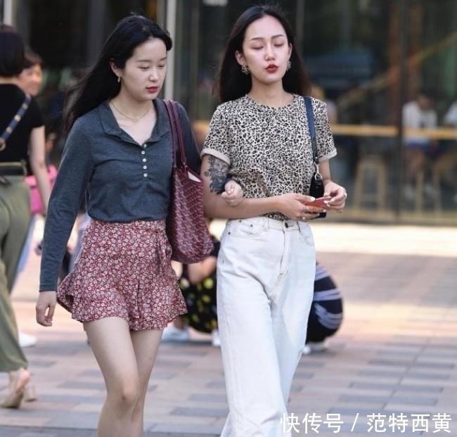 搭配|美女街拍身姿优美的小姐姐,秀出时尚穿搭,怎么看都美
