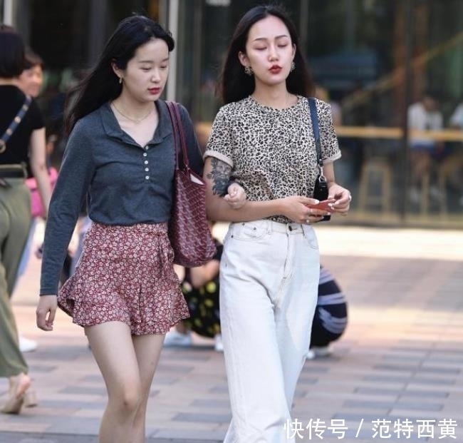  搭配|美女街拍身姿优美的小姐姐，秀出时尚穿搭，怎么看都美