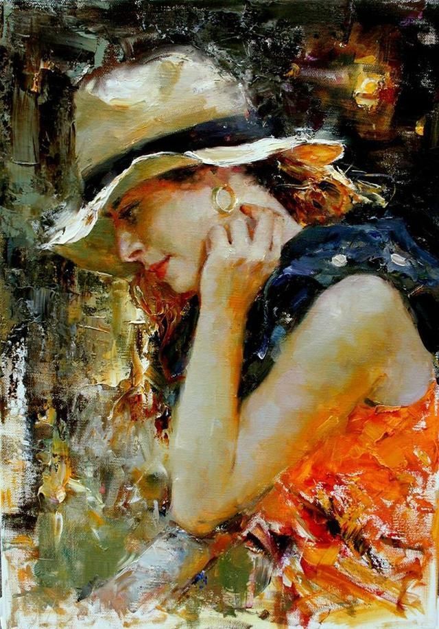 艺术学院!奔放的心:俄罗斯女画家安捷利卡超凡脱俗、别具一格的油画作品
