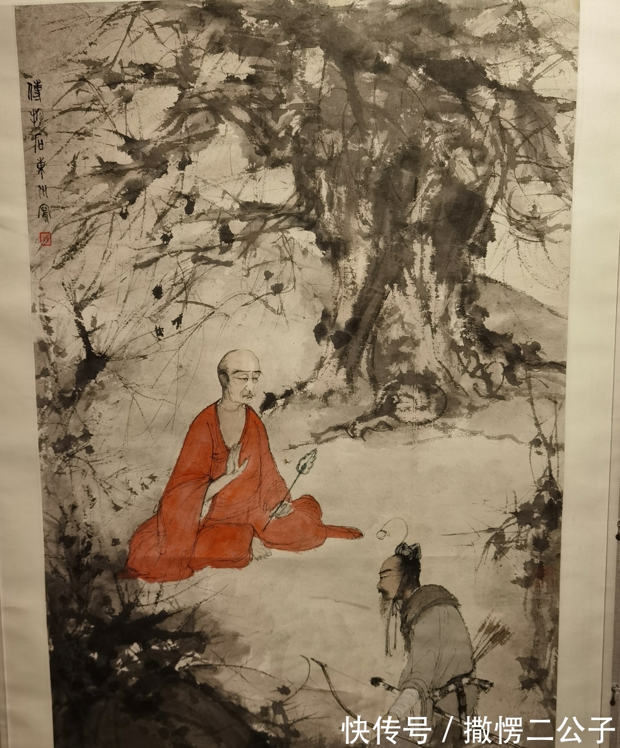 绘画$原创散文:武汉美术馆观大家傅抱石作品