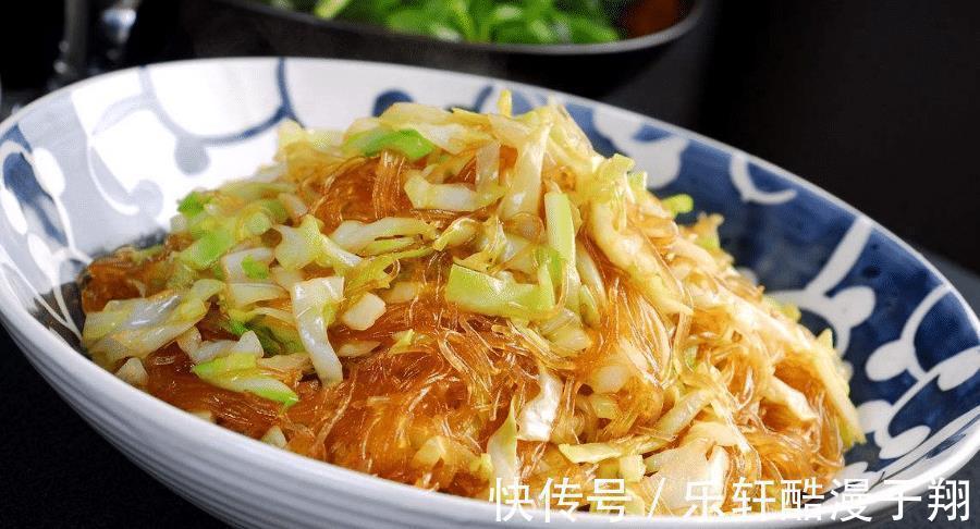 白菜炒粉条,充满生活味道的家常菜,做法简单,快来学习吧