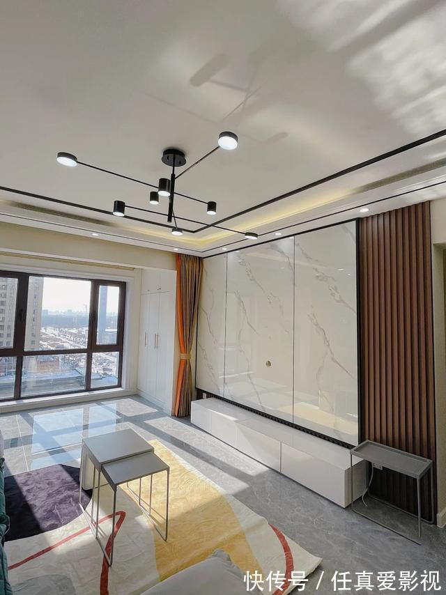 吊顶|马上搬新家了,虽说不上惊艳,但很耐看,尤其是电视墙,漂亮大方