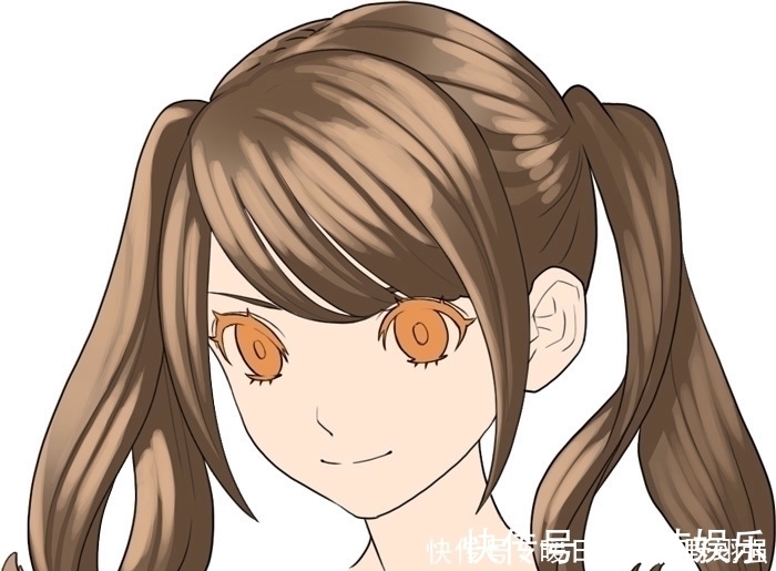 双马尾|人物头发上色其实很简单!画不好是你没学会正确的绘画方法!