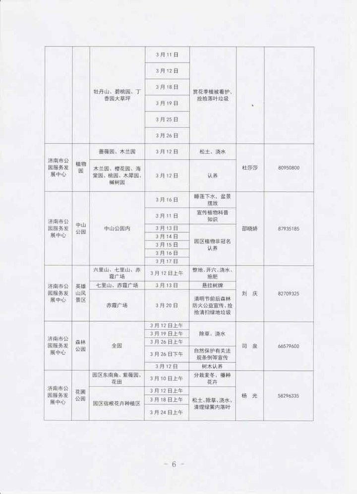 济南市2023年全民义务植树点、尽责点公布