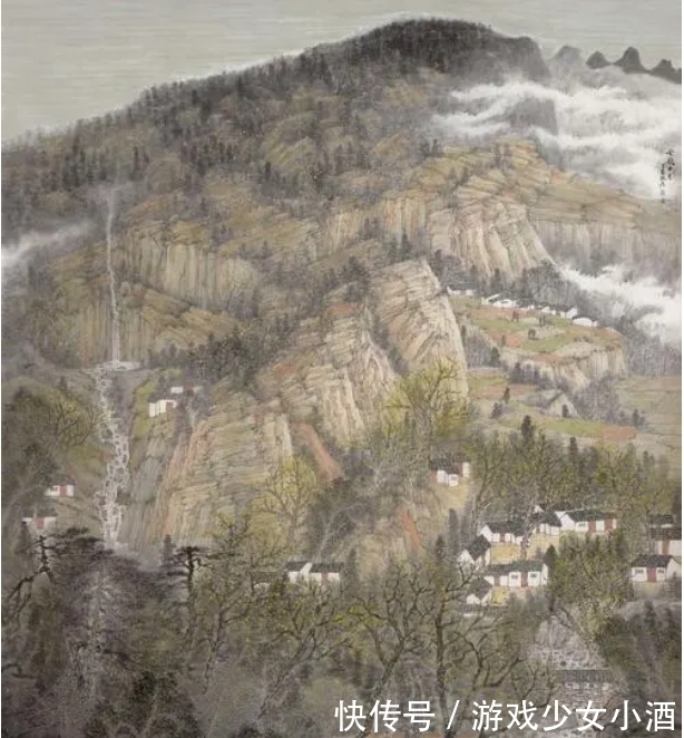 山水画!荣宝斋签约画家张照兵,被誉为“天才画家”,画作被影帝收藏