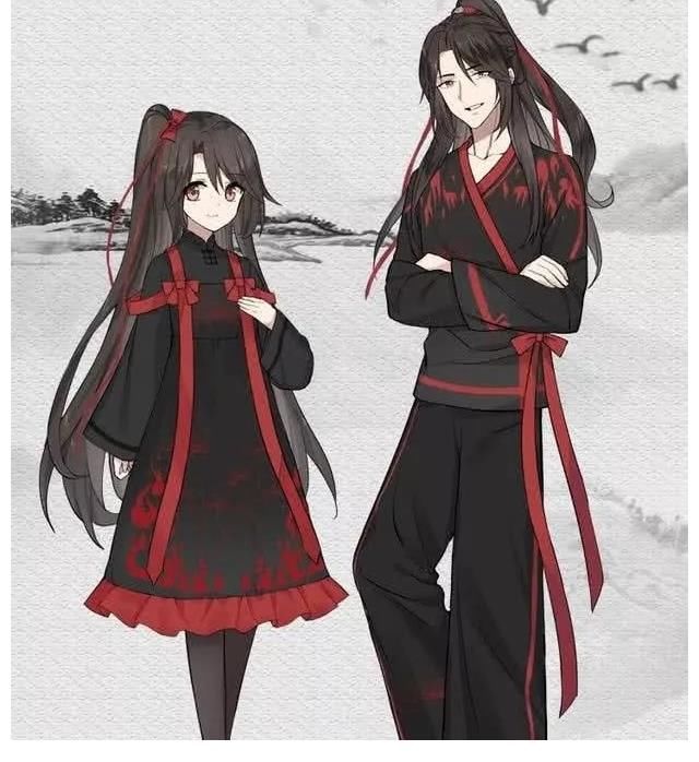 阿羡|魔道祖师：魔道全员变身美少女，阿羡变乖巧，和汪叽配一脸！