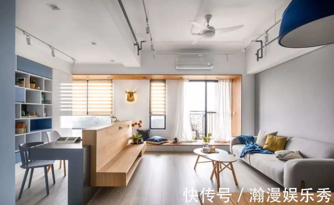客厅|如果你家客厅是带飘窗的户型，就偷着乐吧，比阳台还漂亮实用！