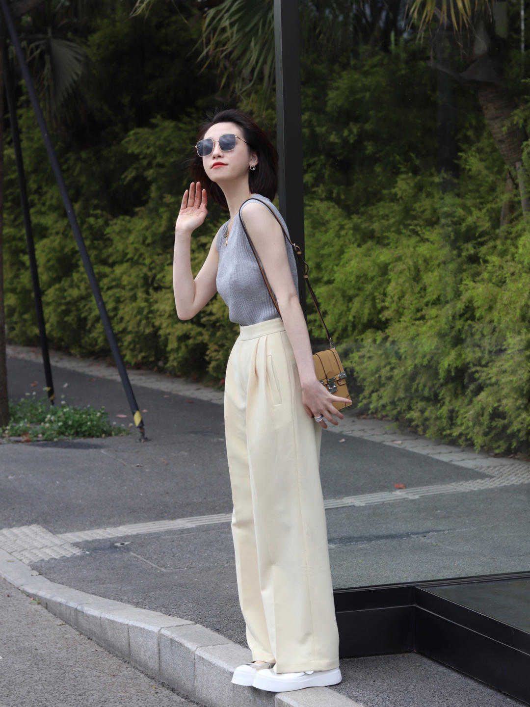 穿搭|3、40岁这样穿很高级,短袖搭配阔腿裤显高显瘦,减龄又洋气