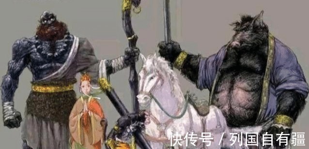 师徒四人@西游记还原师徒四人真实形象,八戒是头黑猪,悟空也没那么好看!