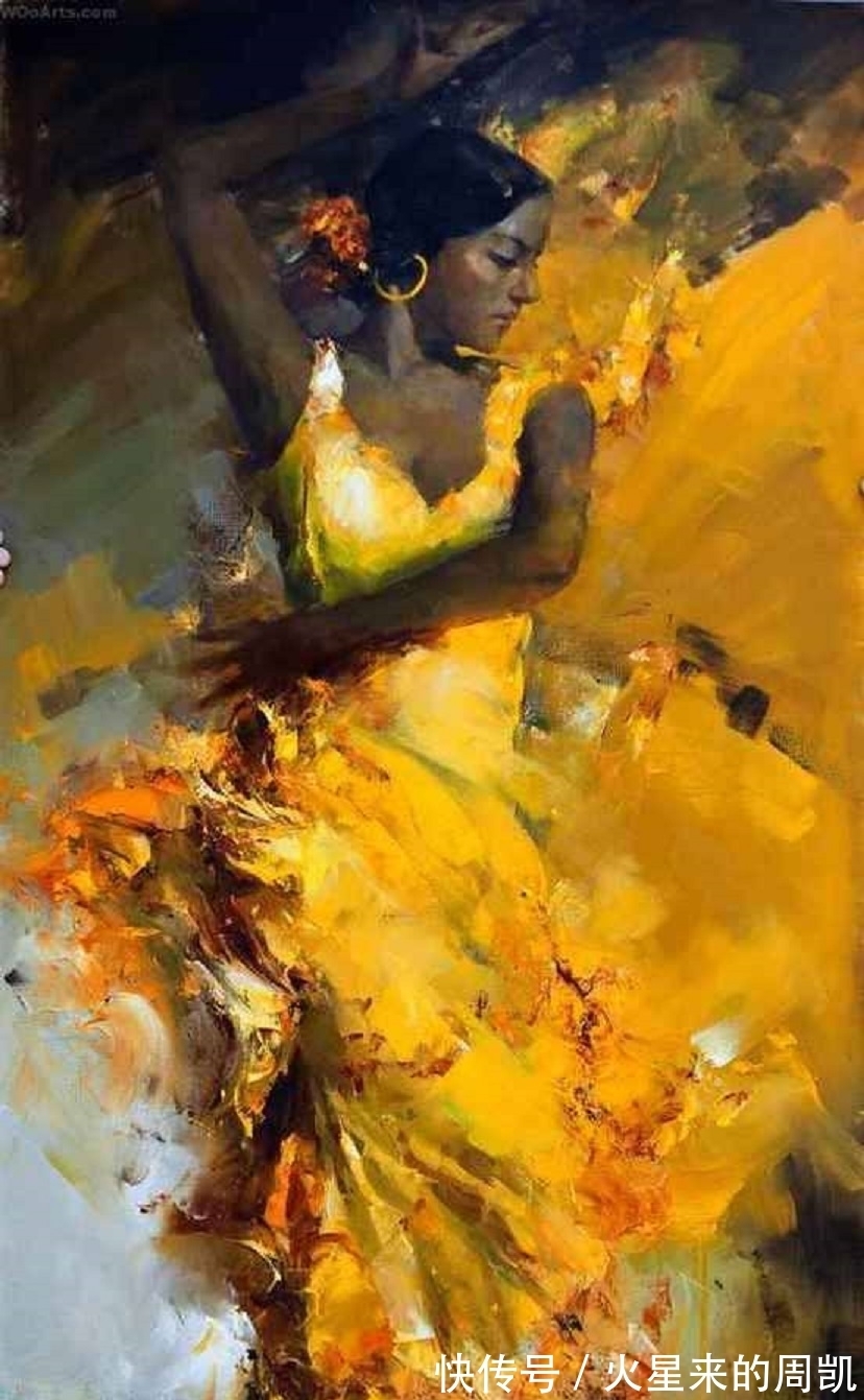 雷诺阿#粗犷恣肆的激情写意——让男性艺术家自叹弗如的女画家安吉莉卡