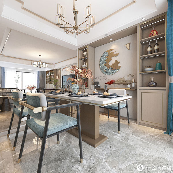 中式风格|长沙夫妻的新家，122㎡现代新中式，去繁就简，打造温馨舒适的氛围