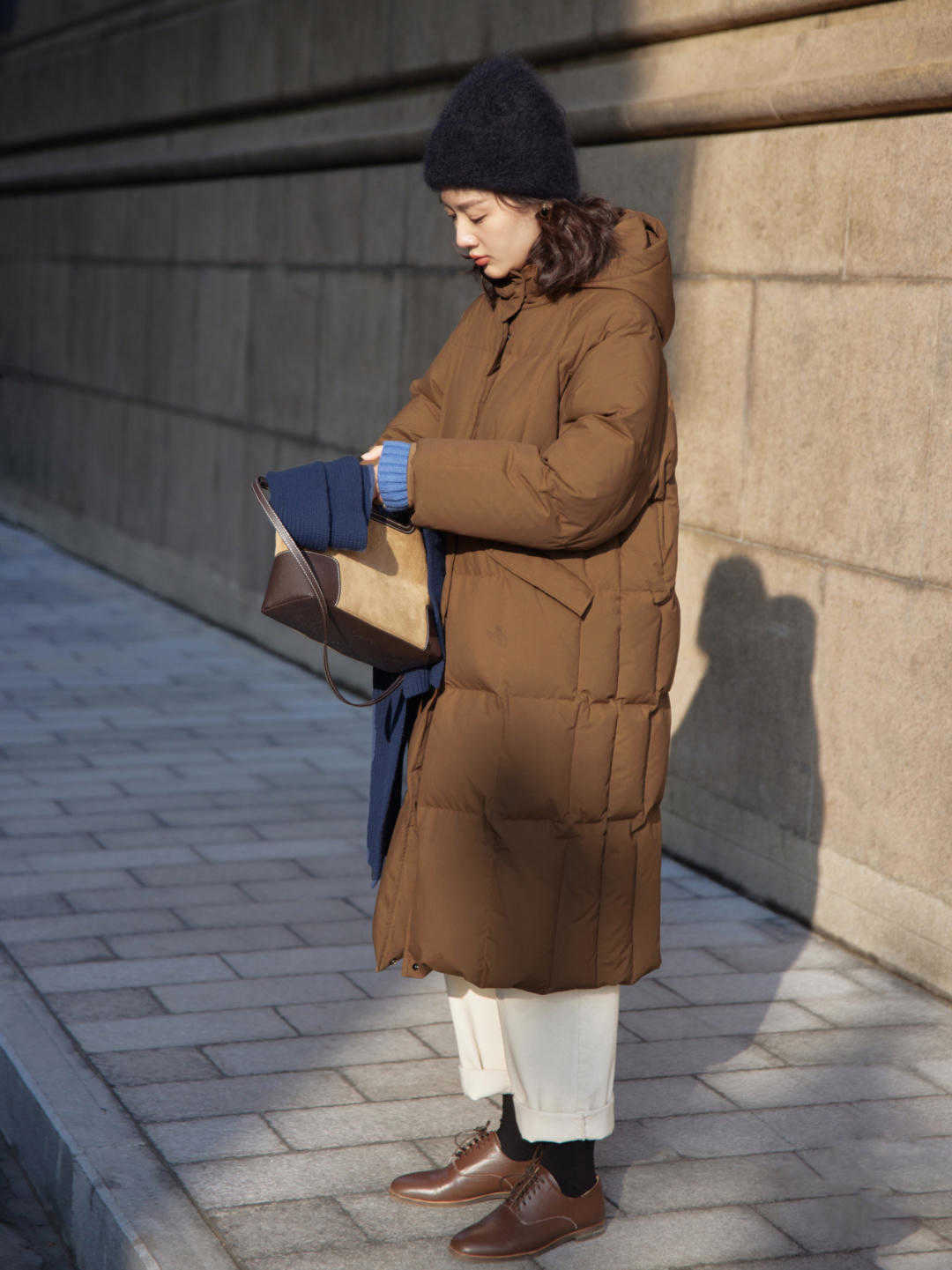 修饰|羽绒服要遮肉更要时髦,看潮人给你亲身示范,好用还简单!