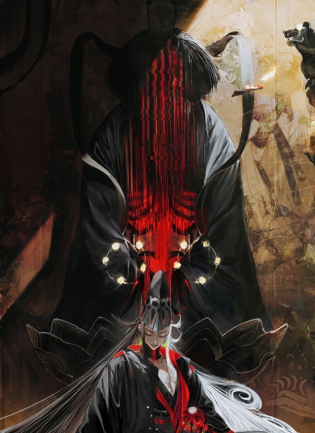 笔下|笔下的人物人设,既颓丧妖孽又高贵优雅金闪闪!