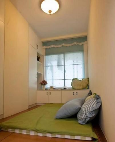 全屋|次卧空间小,老婆灵机一动不装“床”,孩子一眼就喜欢上了晒晒