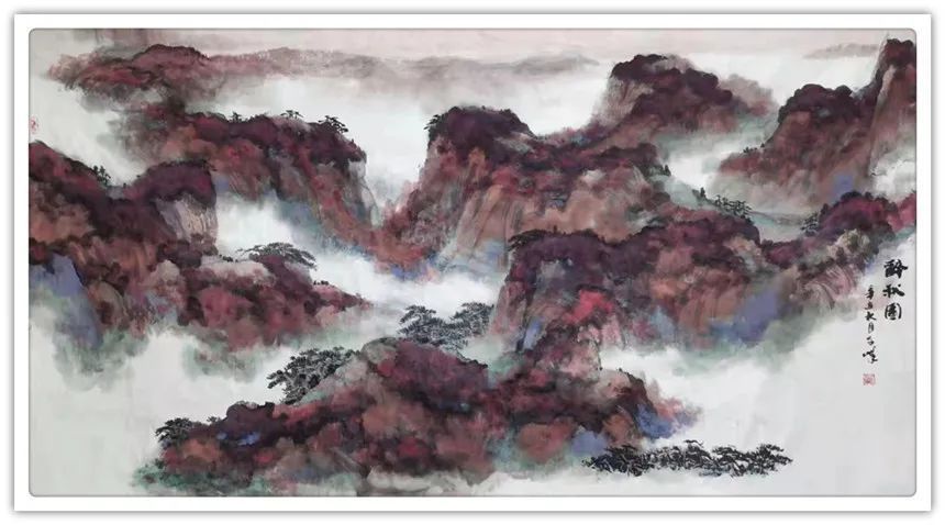 上海美术馆#「书画贺年」武千嶂:恭祝全国人民新年快乐