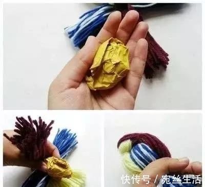 织毛衣剩下一点毛线,留着做什么DIY小鸟玩偶吧,孩子可喜欢了