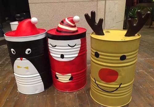 院子|油桶切开改椅子,美观还耐用,摆在院子效果惊人,国外这男子真牛