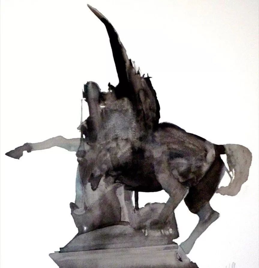 美术学院#Charles Villeneuve 的超美的城市风情水彩！