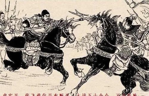 不分胜败|虎牢关:关羽和张飞战不倒吕布,刘备才掣双股剑上前助攻