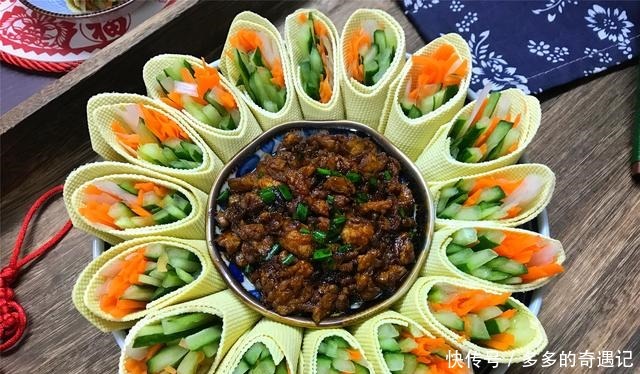 做法超简单的豆皮卷，鲜香美味，一口清脆，好吃到停不下来