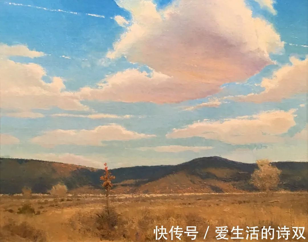 卢伯克$大卫·格里芬的风景油画高清图,放大看,更迷人