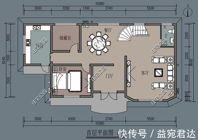 农村|回农村自建房，厕所应不应该设置在卧室内这6套户型给你答案