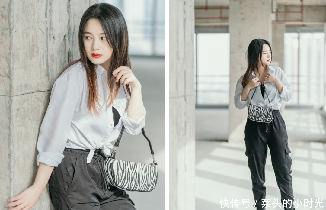 衬衫 + 小黑裤,才是春天的正确打开方式