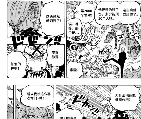 佩罗斯佩罗|海贼王1015话汉化，山治对决疫灾奎因，索隆的对手确定为炎灾烬