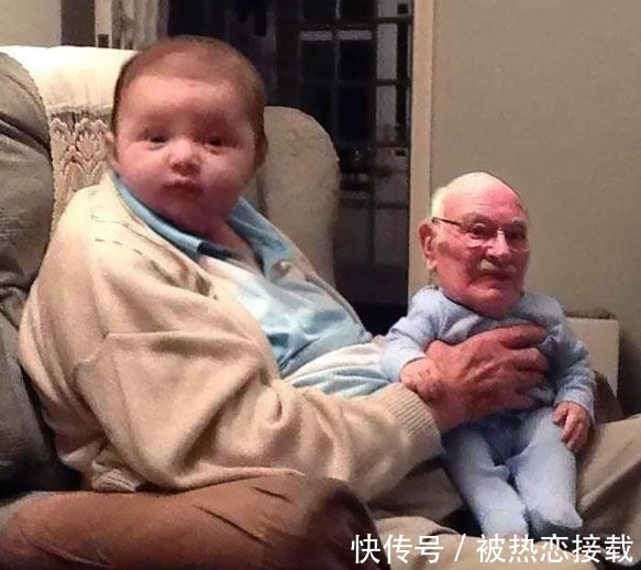 爸爸|当小孩和爸爸换脸会是什么样?被网友恶搞后真的太逗了