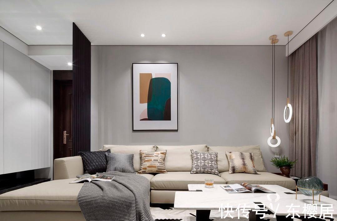 腔调|130平的三居室，简约优雅有腔调，卧室背景墙的设计更是独特