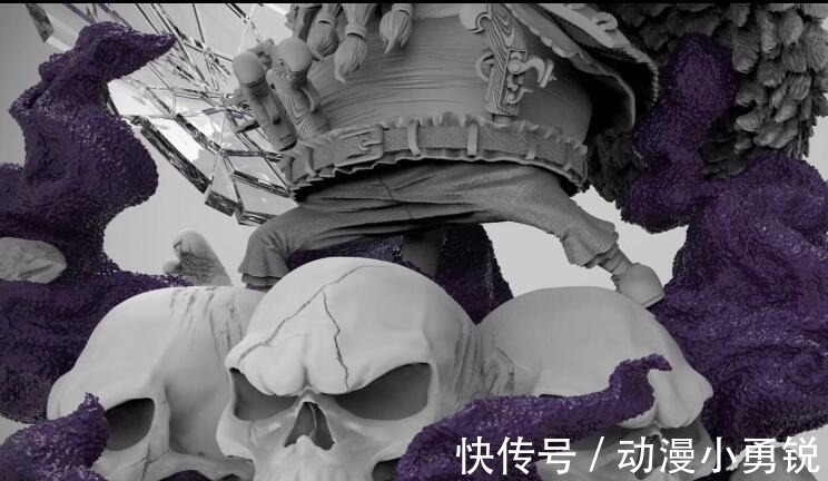 手办|黑胡子双果实手办，看制作过程值100元，关上灯5万也不卖