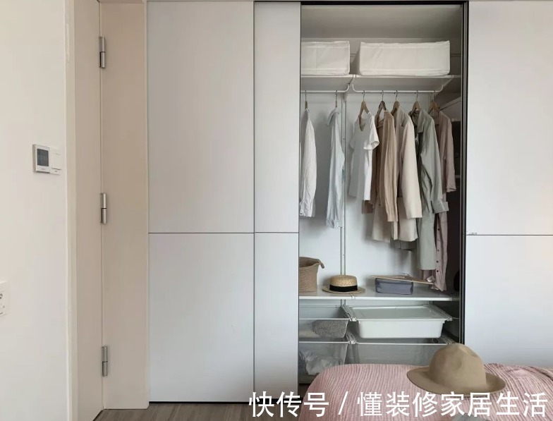 收纳|卧室越来越流行“去衣柜化”设计,只有亲身体验过,才知道多爽