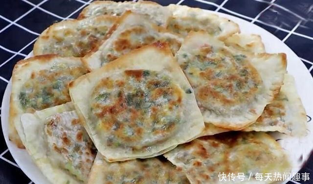家人最爱吃的面食,上锅一煎鲜香美味顶饱,2分钟出锅,早餐必备