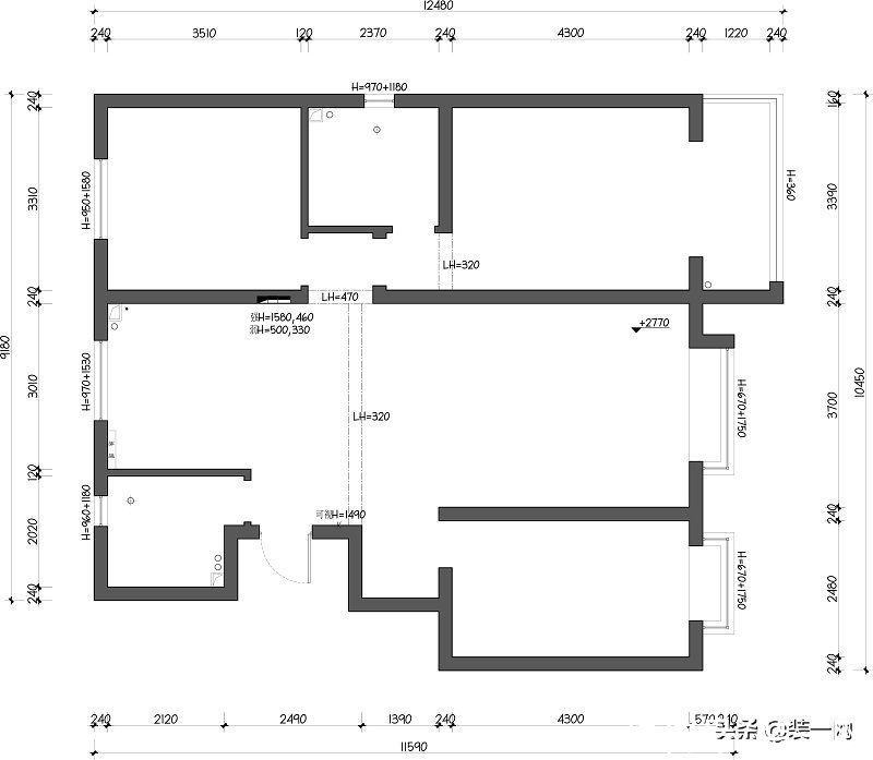 储物空间|119平现代风装修案例欣赏，诠释现代主义的空间美