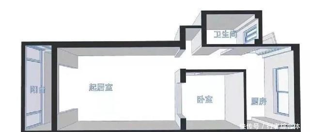 起居室|这套小户型设计真不错,我不说,你会认为只有39.5㎡值得分享!