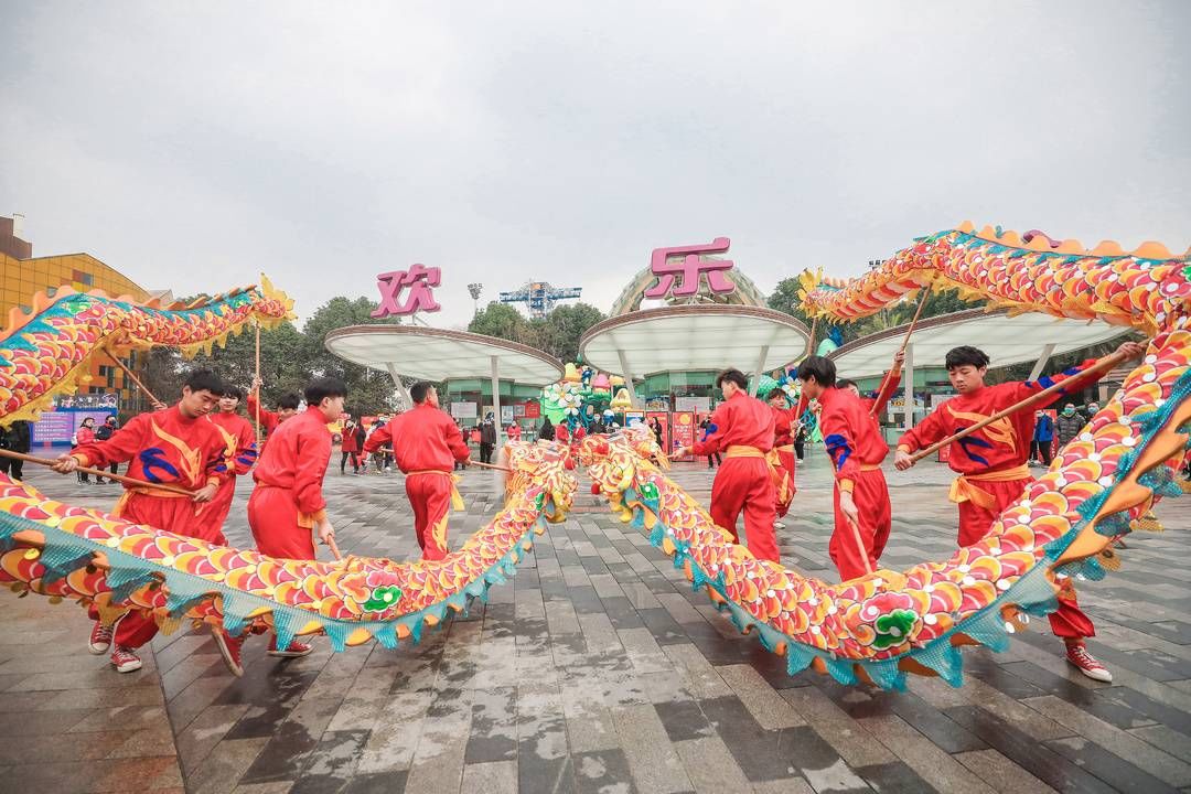 钢花|春节近 年味浓 成都欢乐谷邀你过国潮中国年