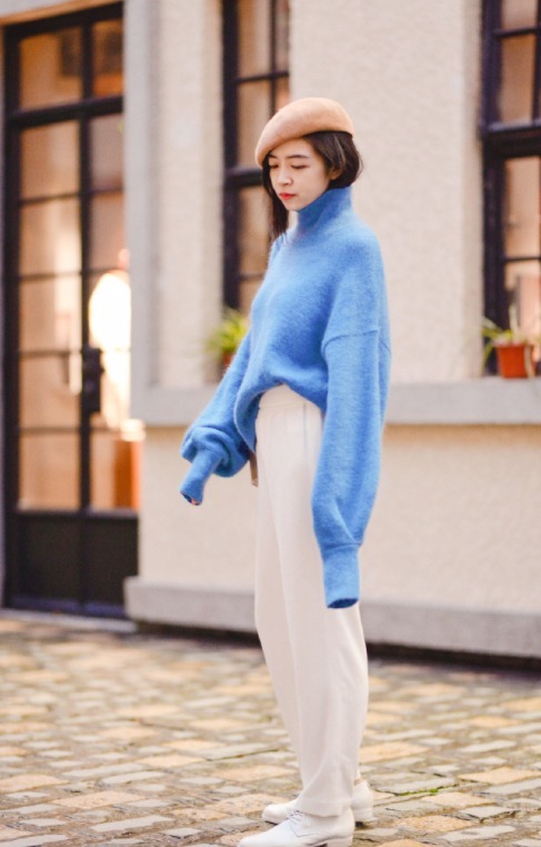 小姐姐 基础款毛衣怎么穿出高级感?看看这些保暖舒适的穿搭,精致洋气
