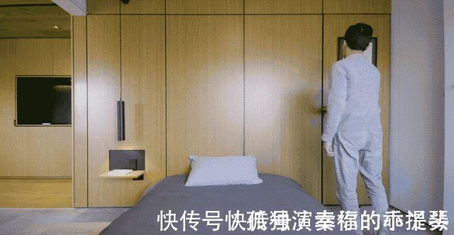 柜门|35㎡迷你小宅,定制柜解决全屋收纳,还有隐形餐桌!